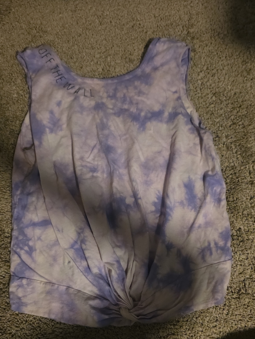 Vans Women's Lavender Tie-Dye One-Piece Tank Top